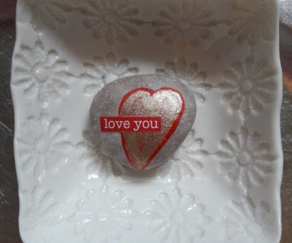 Stein "love you" – Bild 3