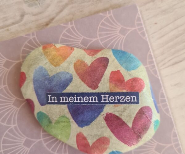 Trauerstein "In meinem Herzen" – Bild 3