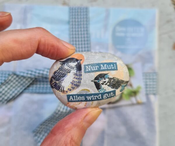 Vogel-Set: Poldi-Buch + Ministein – Bild 3