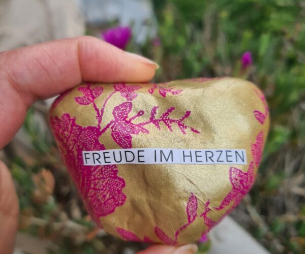 Stein "Freude im Herzen" – Bild 2