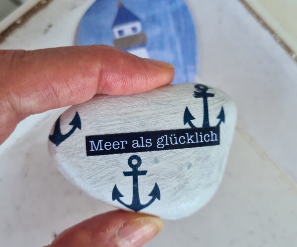 Stein "Meer als glücklich" – Bild 2