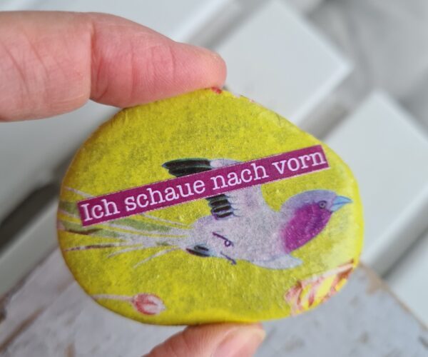 Stein "Ich schaue nach vorn" – Bild 2