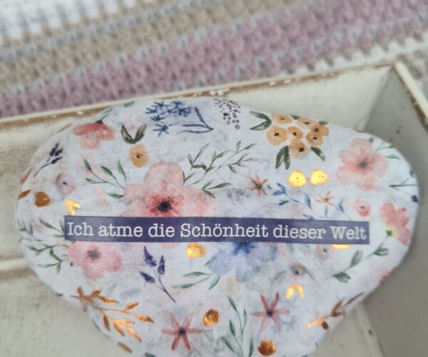 Stein "Ich atme die Schönheit dieser Welt" – Bild 4